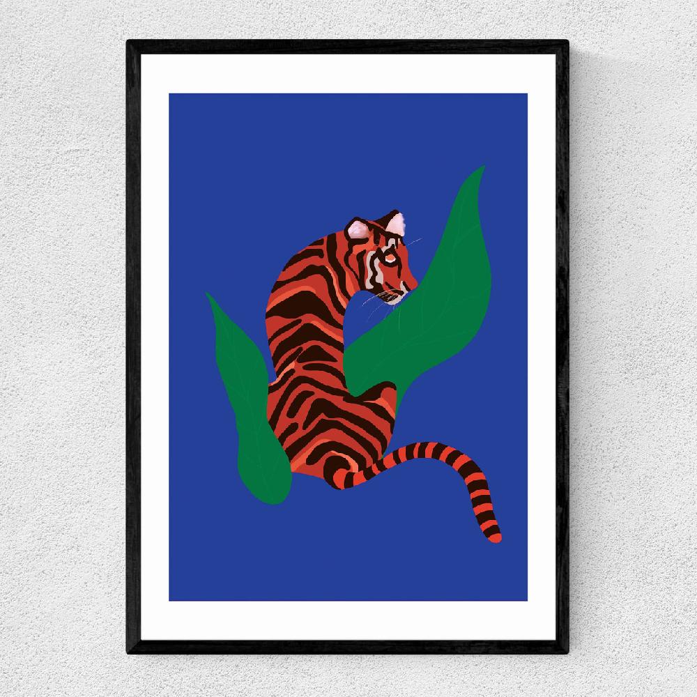 east end prints Tiger by Sifa Mustafa