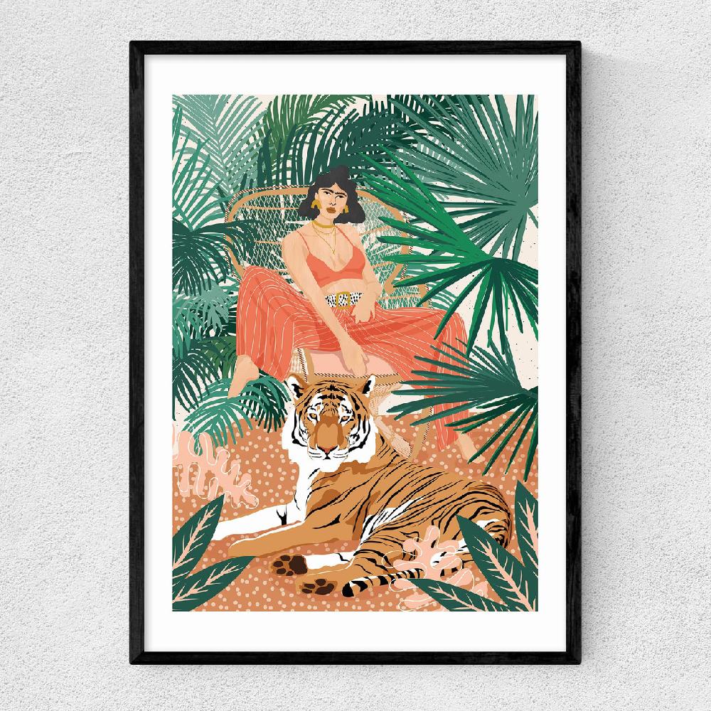 east end prints Tiger Woman