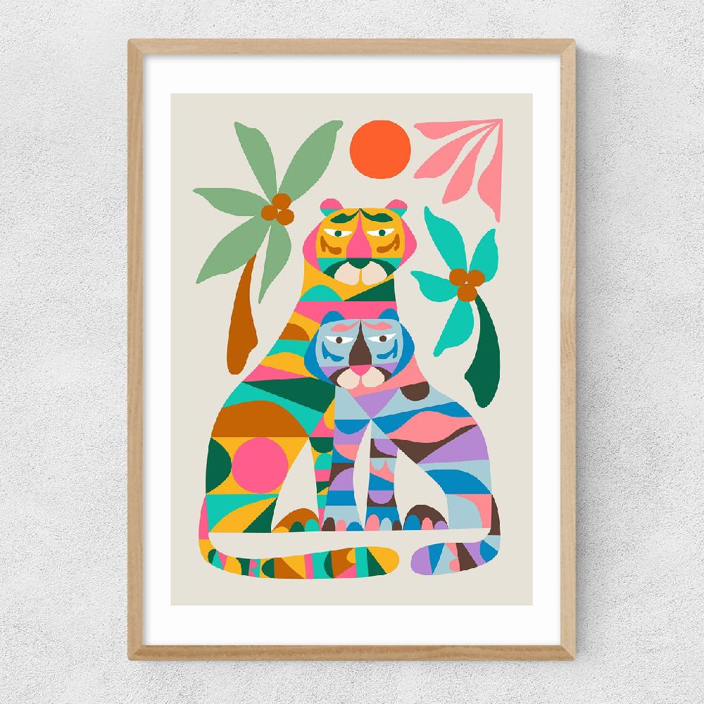 East End Prints Tigers By Rachel Lee