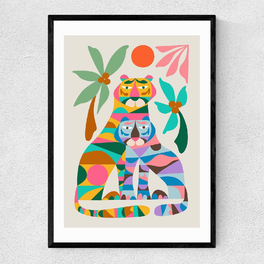 east end prints Tigers by Rachel Lee