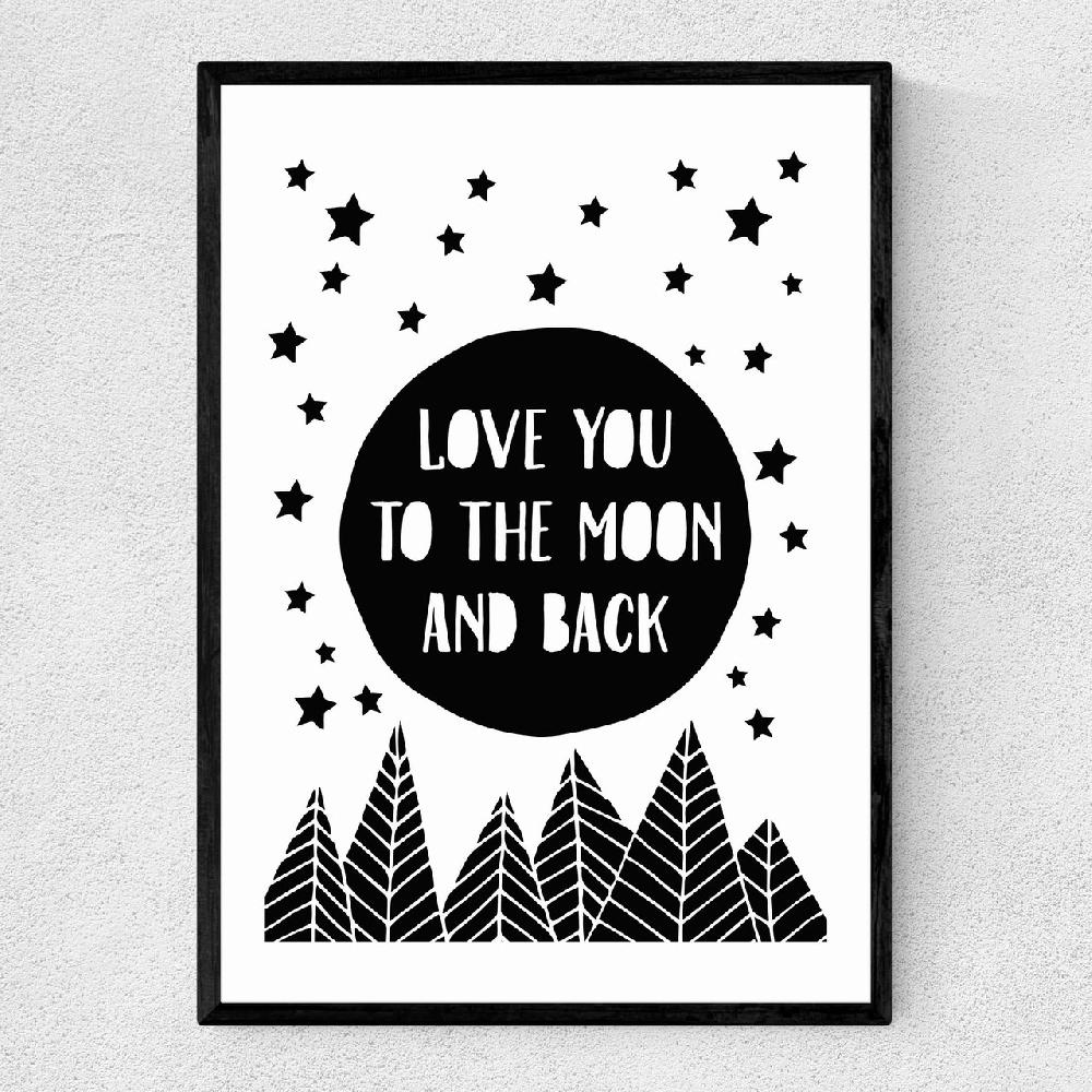 east end prints To The Moon