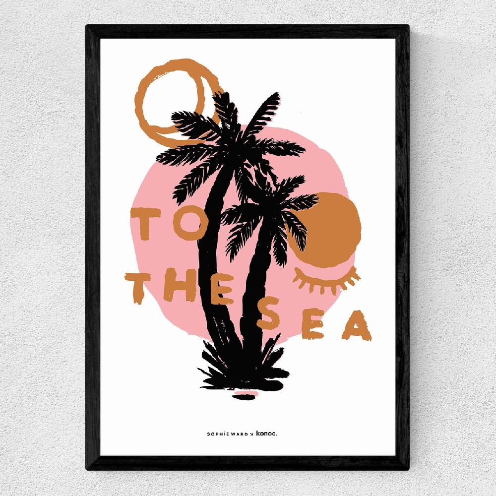 East End Prints To The Sea Palm Tree Palm Tree