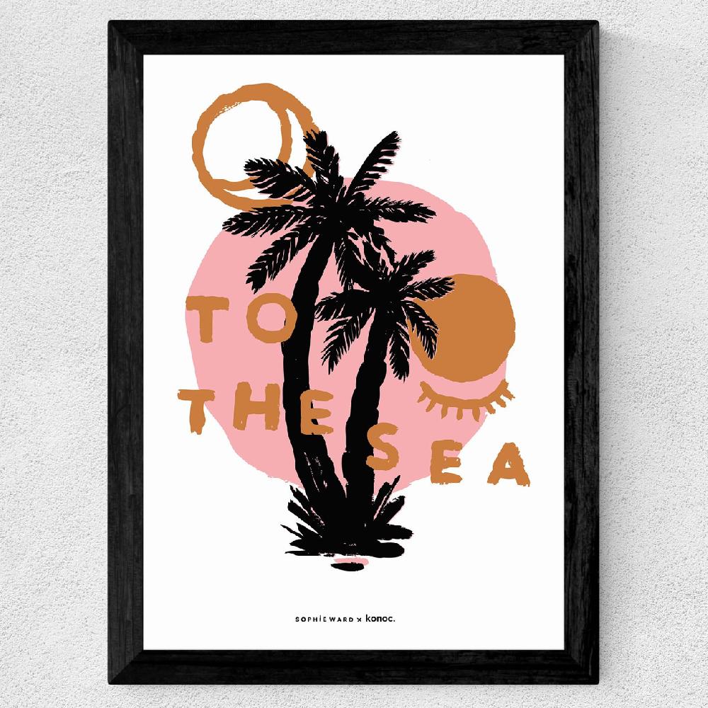 East End Prints To The Sea Palm Tree Palm Tree