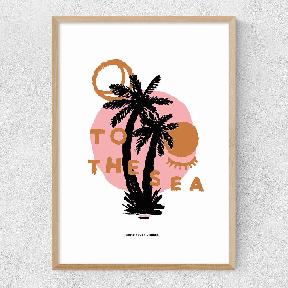 East End Prints To The Sea Palm Tree Palm Tree