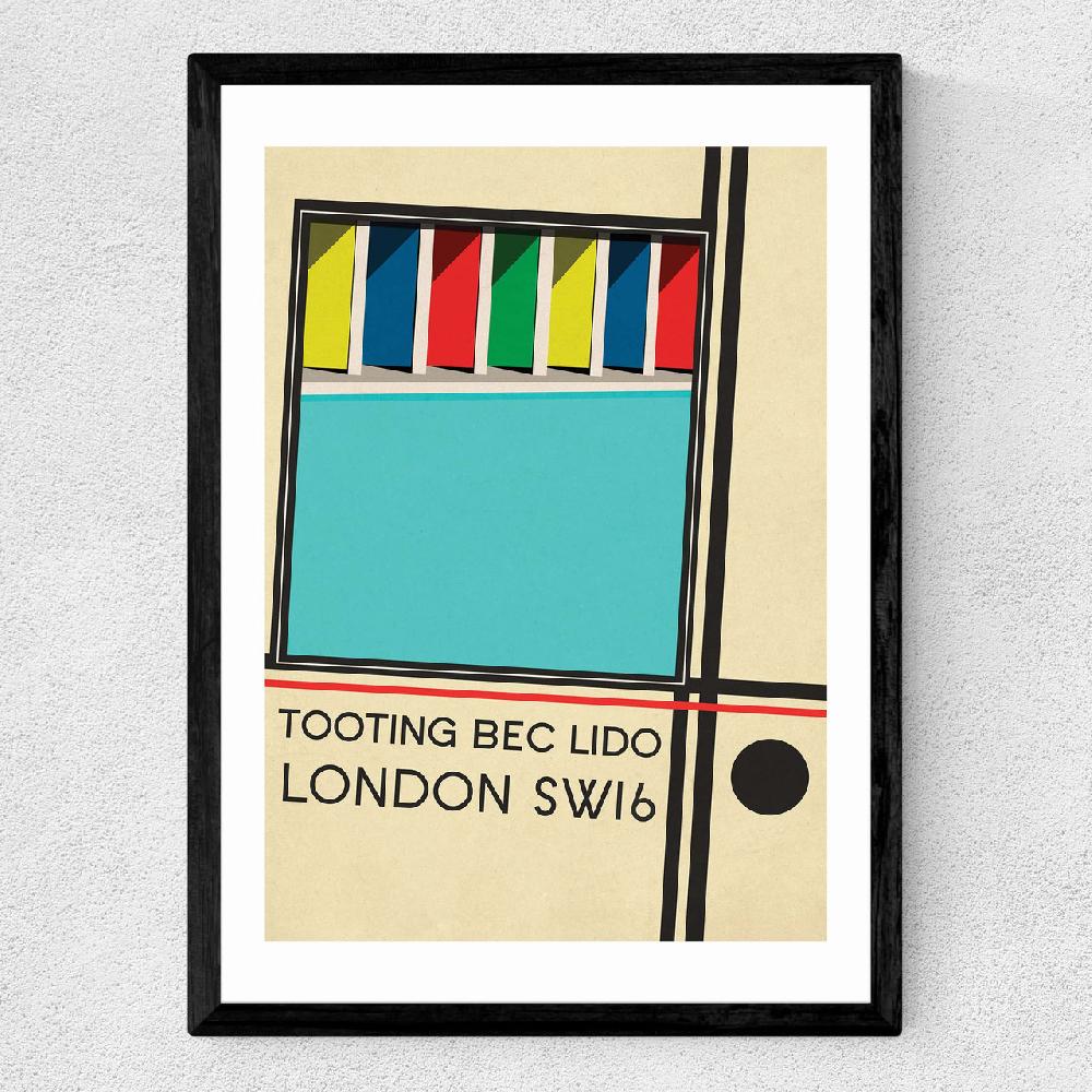 East End Prints Tooting Bec Lido