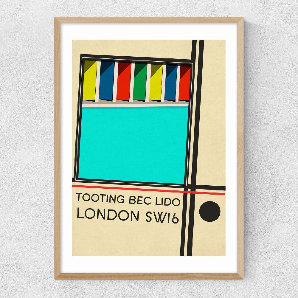 East End Prints Tooting Bec Lido