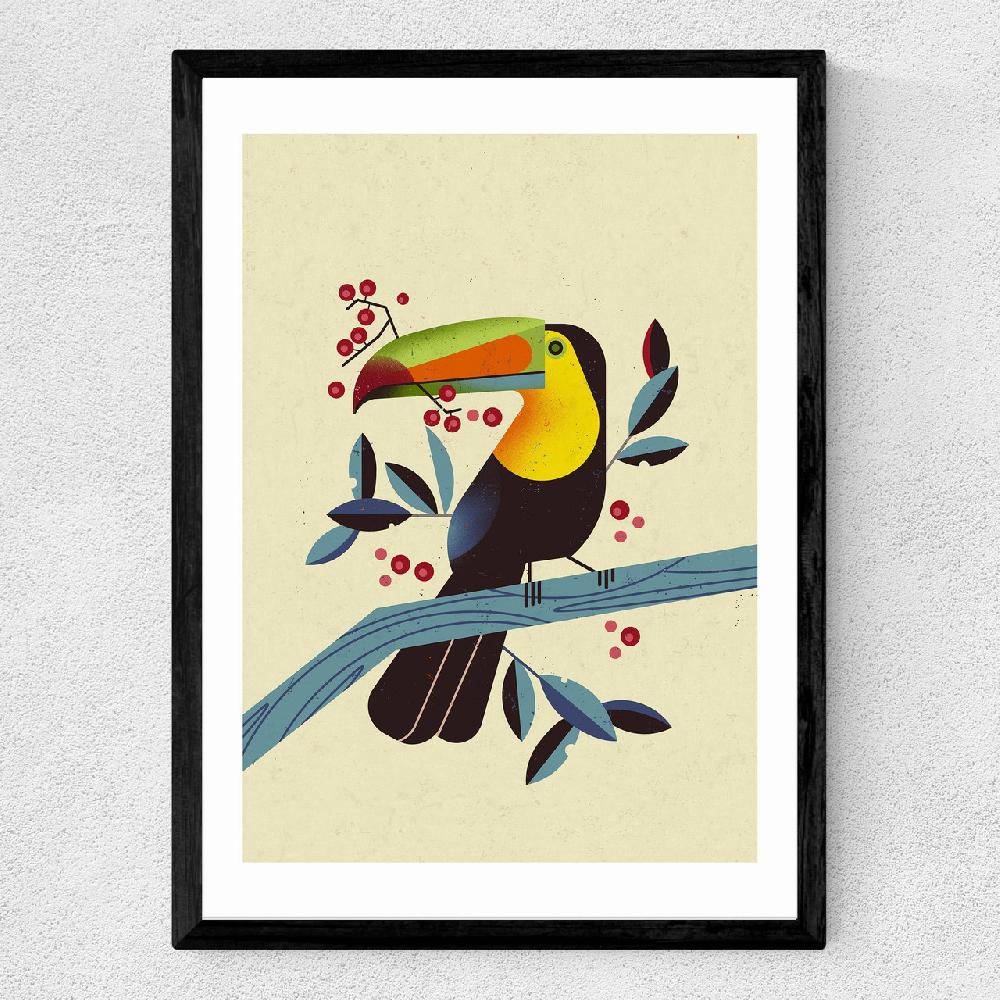 East End Prints Toucan 2 By Dieter Braun