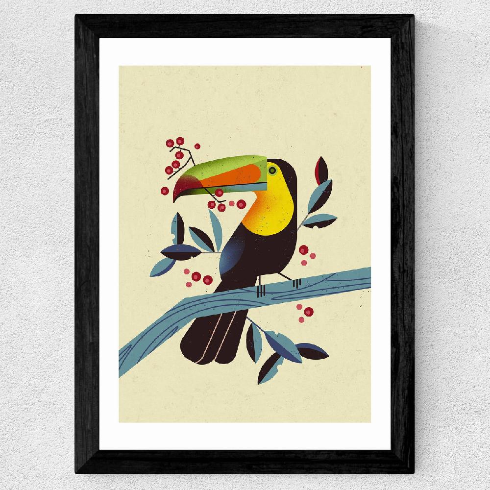 East End Prints Toucan 2 By Dieter Braun