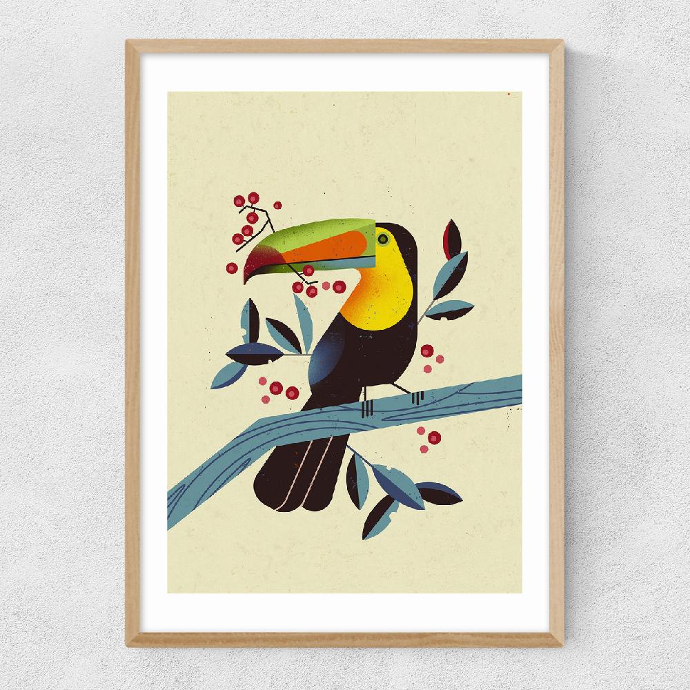East End Prints Toucan 2 By Dieter Braun