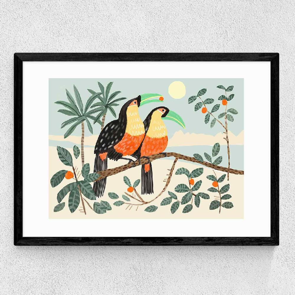 East End Prints Toucans By Darcie Olley