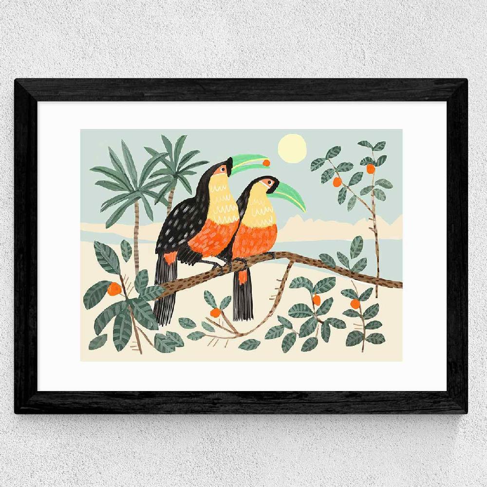East End Prints Toucans By Darcie Olley