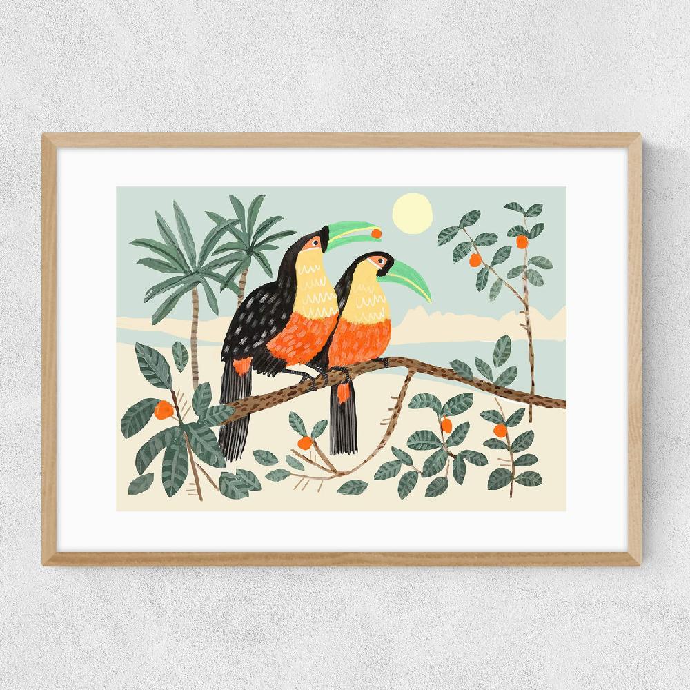 East End Prints Toucans By Darcie Olley
