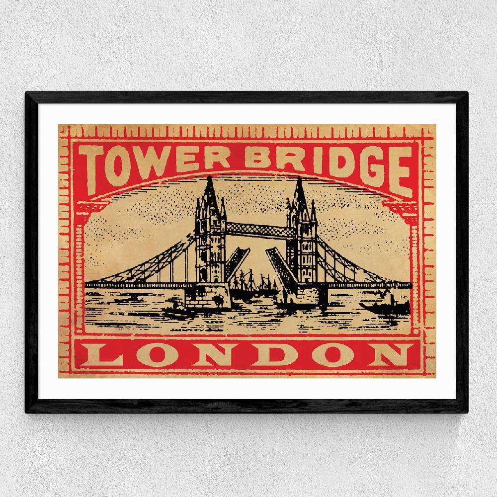 East End Prints Tower Bridge By Indieprints