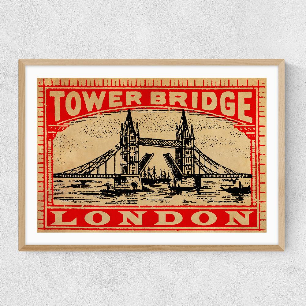 East End Prints Tower Bridge By Indieprints