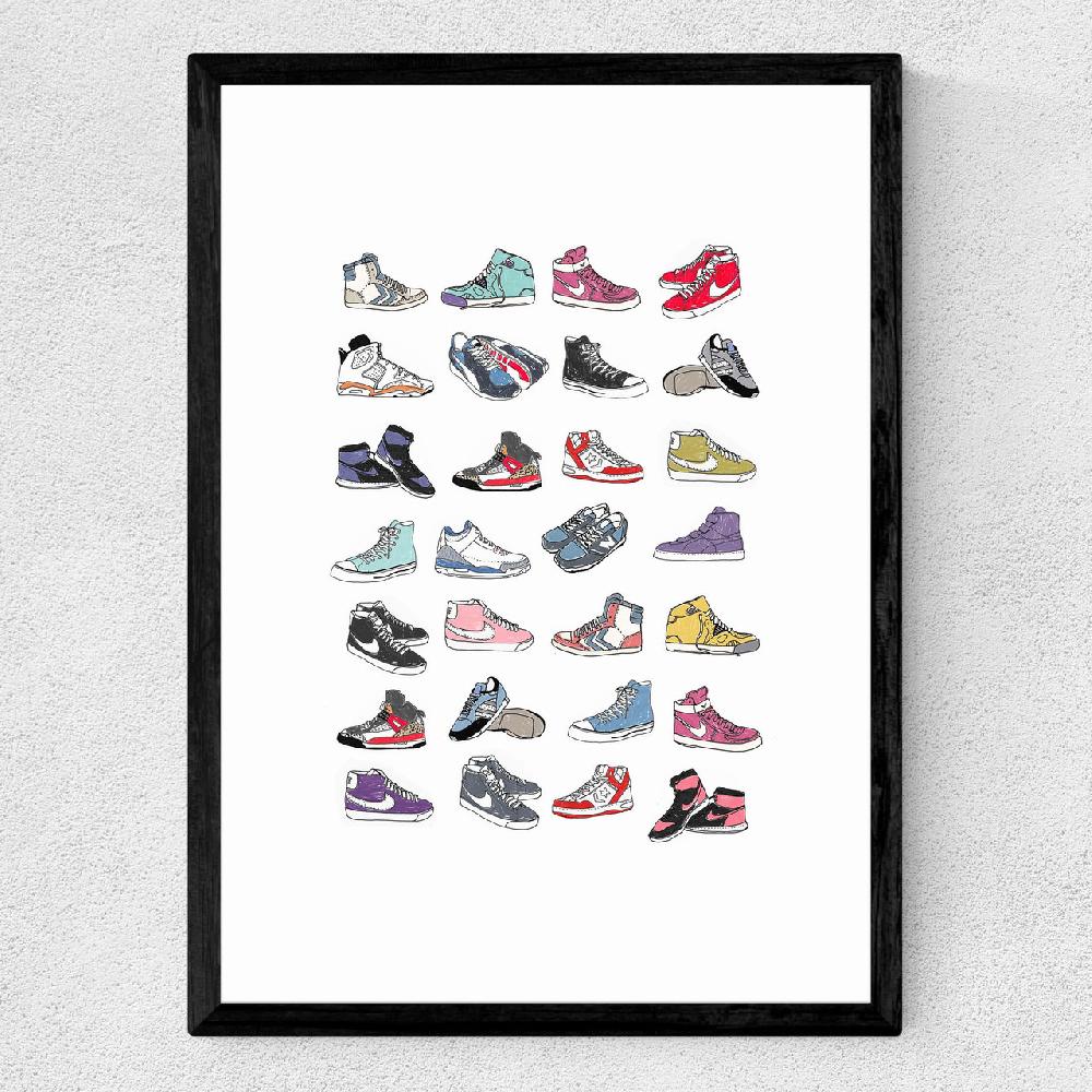 East End Prints Trainers