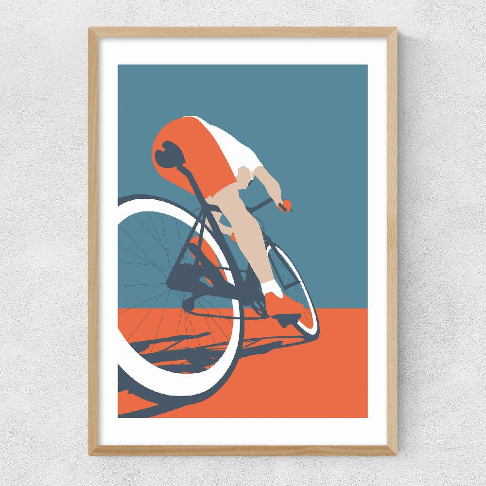 East End Prints Triathlon Bike