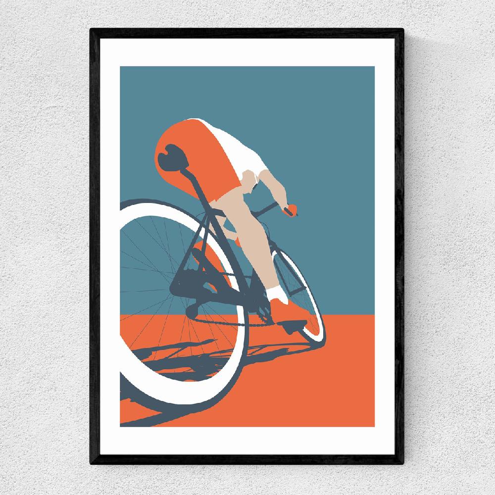 East End Prints Triathlon Bike