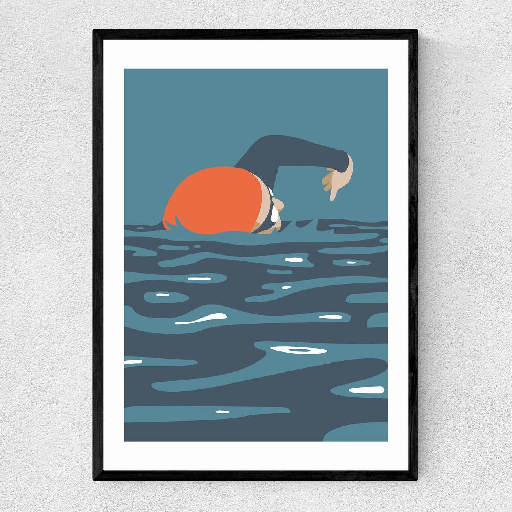 east end prints Triathlon Swim