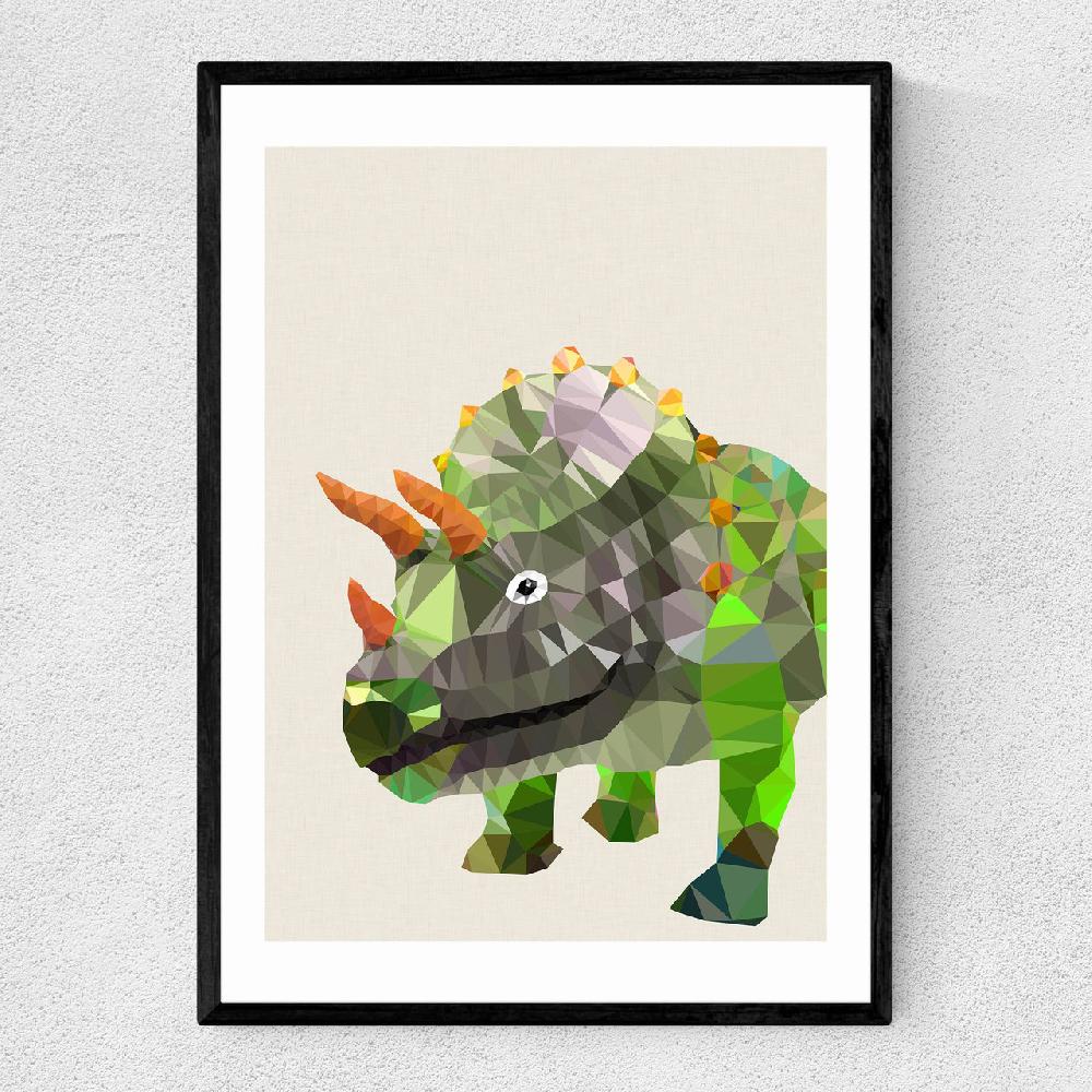 east end prints Triceratops