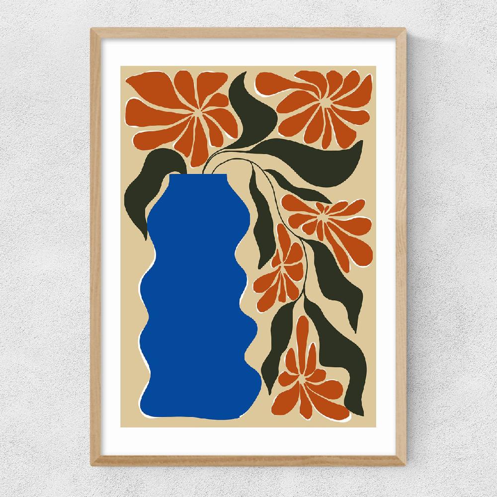 East End Prints Tropical Flower Pot
