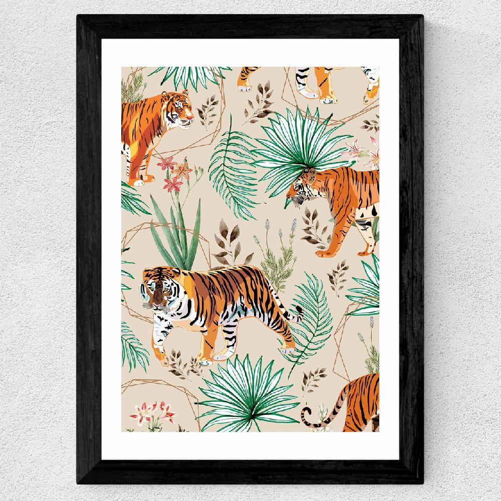 East End Prints Tropical & Tigers