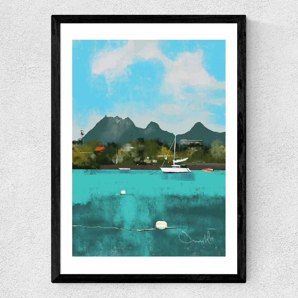 East End Prints Tropical View