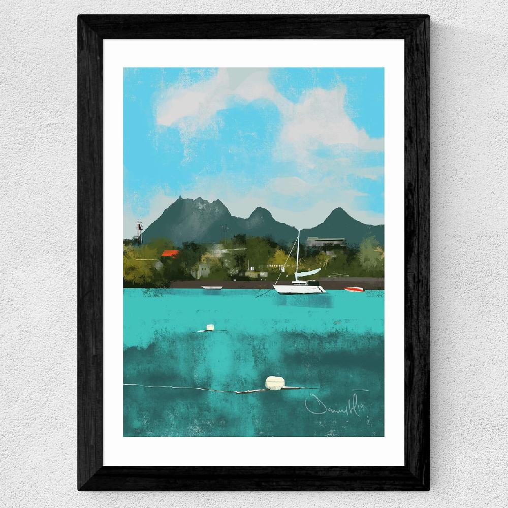 East End Prints Tropical View