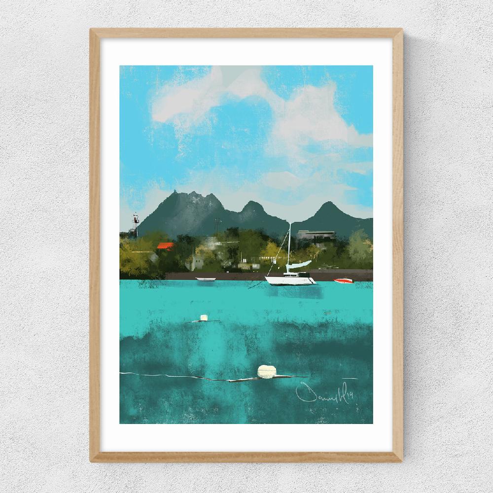 East End Prints Tropical View