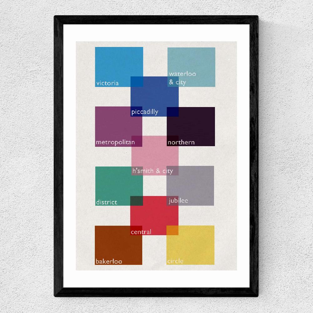 East End Prints Tube Grid