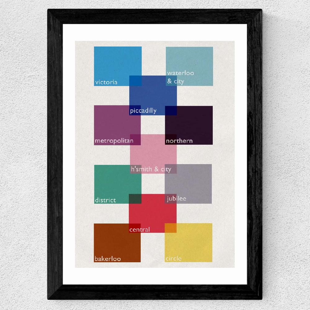 East End Prints Tube Grid