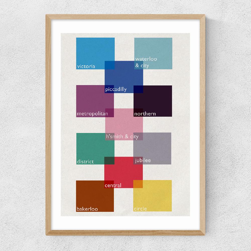 East End Prints Tube Grid