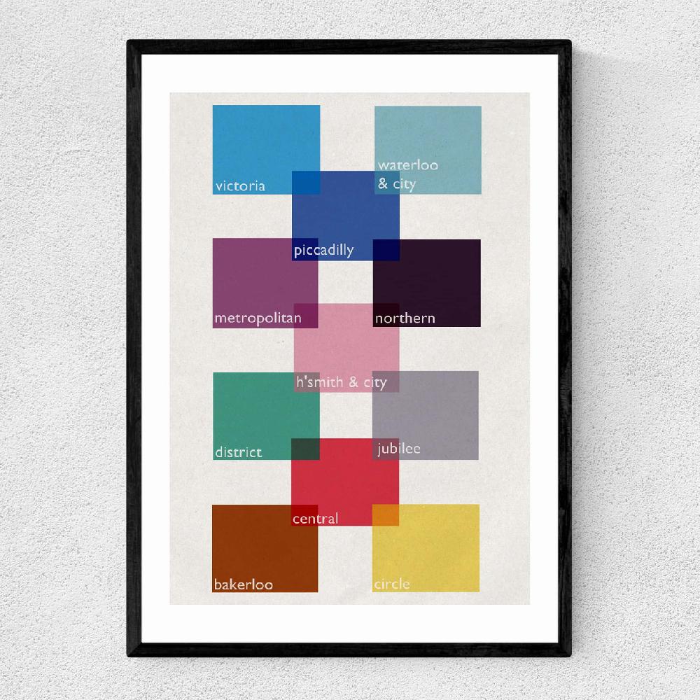 east end prints Tube Grid