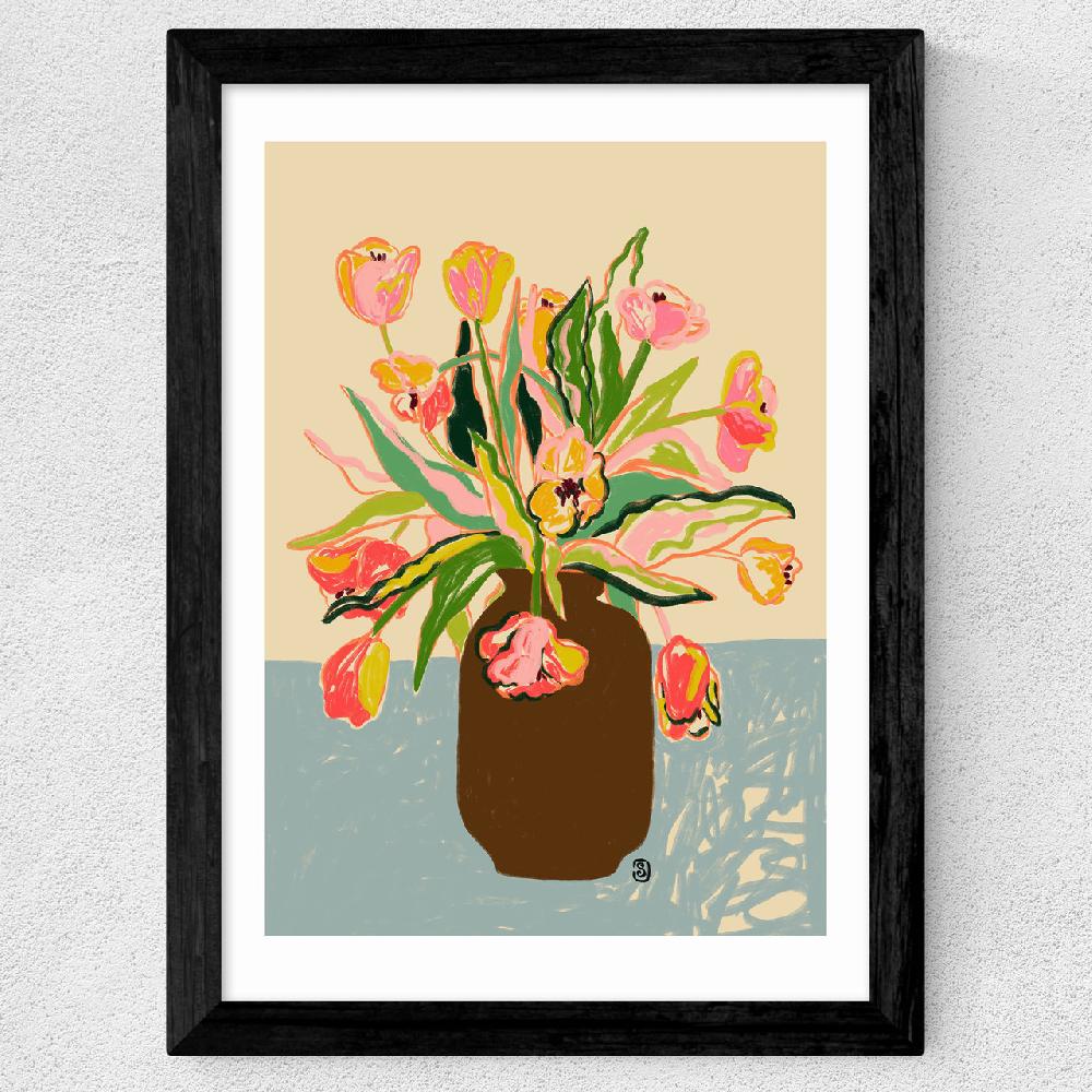 East End Prints Tulips Vase