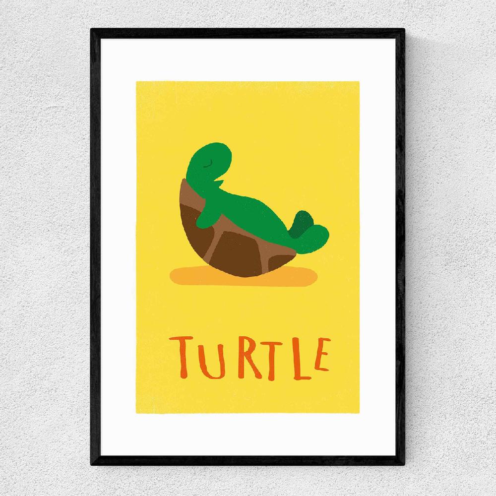 east end prints Turtle by Rocket Jack