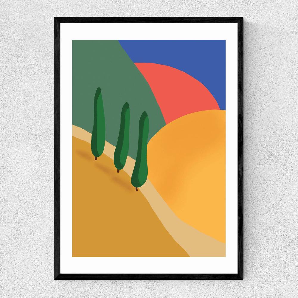 east end prints Tuscan Hills