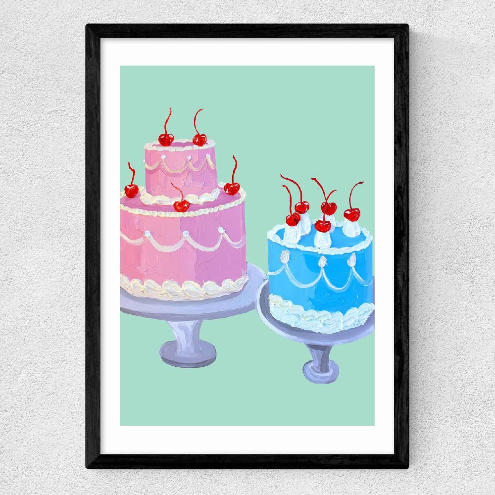 East End Prints Two Lily Vanillis