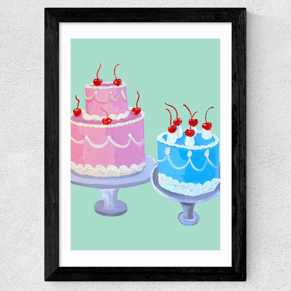East End Prints Two Lily Vanillis