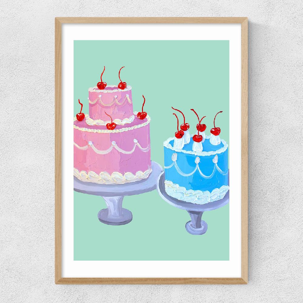 East End Prints Two Lily Vanillis