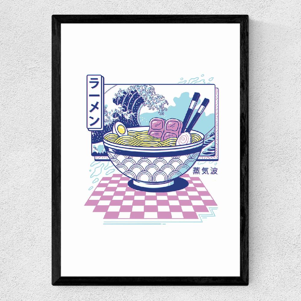 East End Prints Vaporwave Ramen