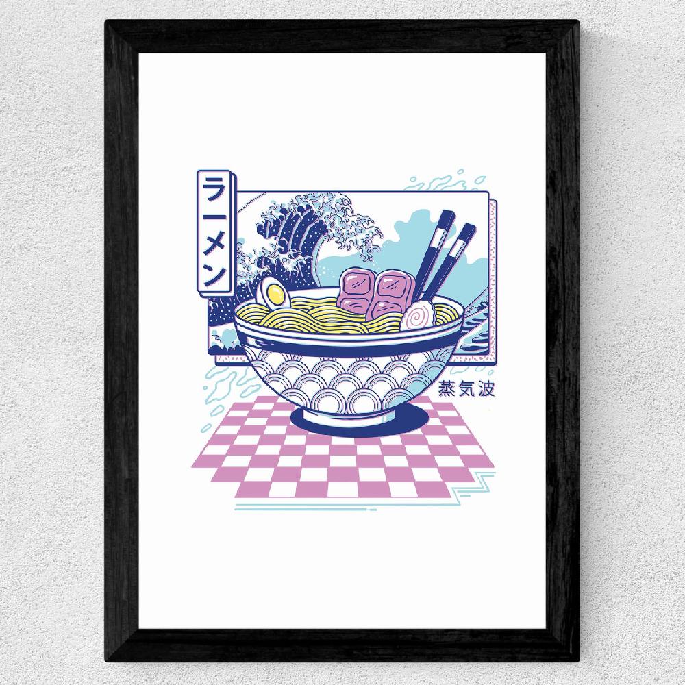 East End Prints Vaporwave Ramen
