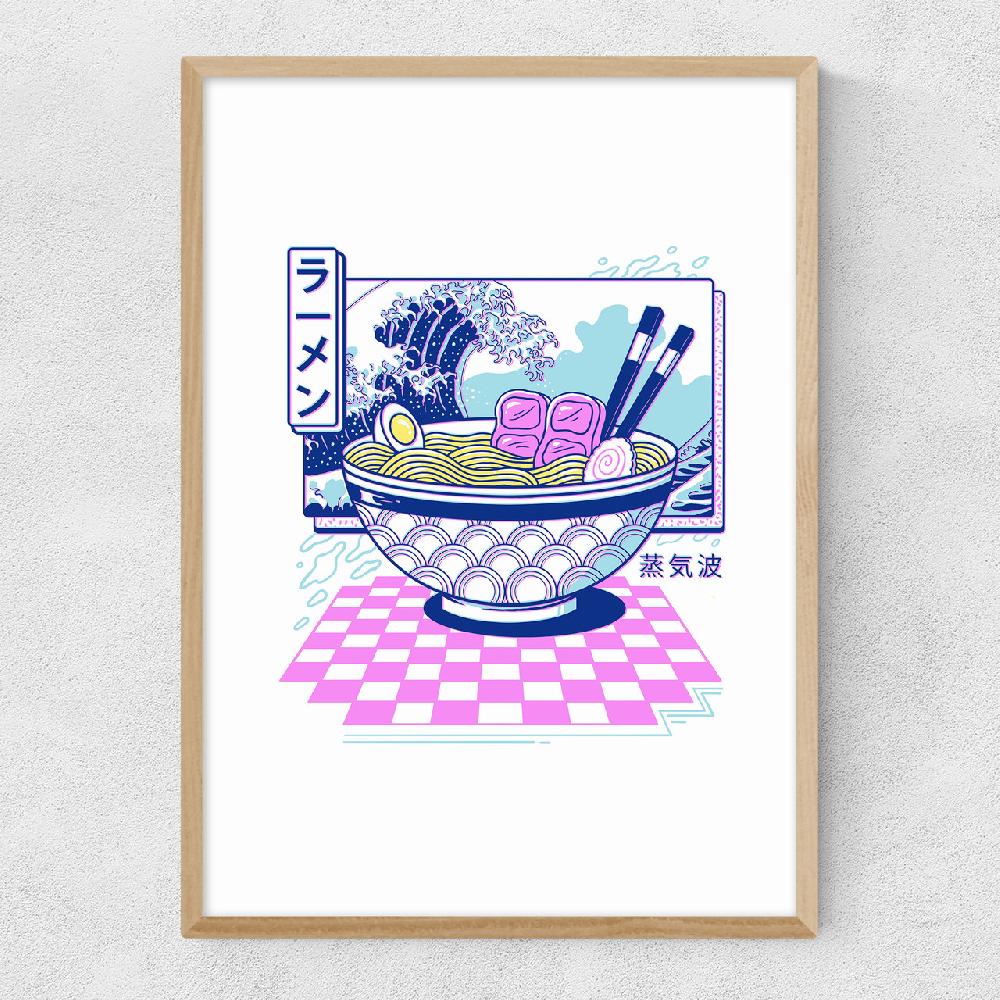 East End Prints Vaporwave Ramen