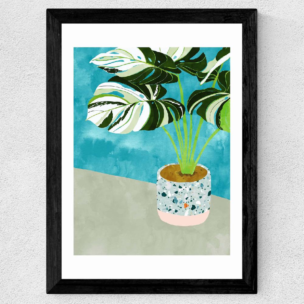 East End Prints Variegated Monstera