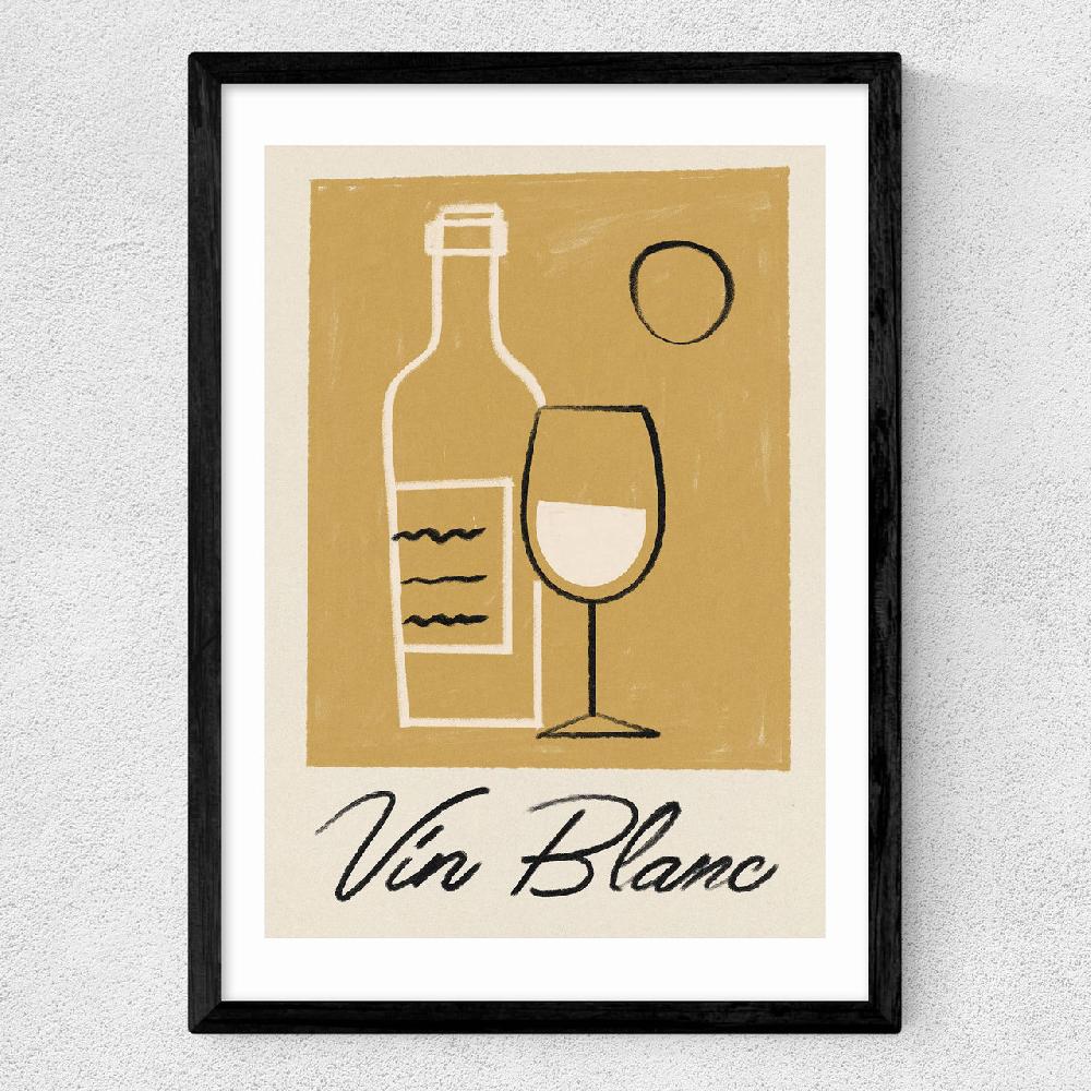 East End Prints Vin Blanc