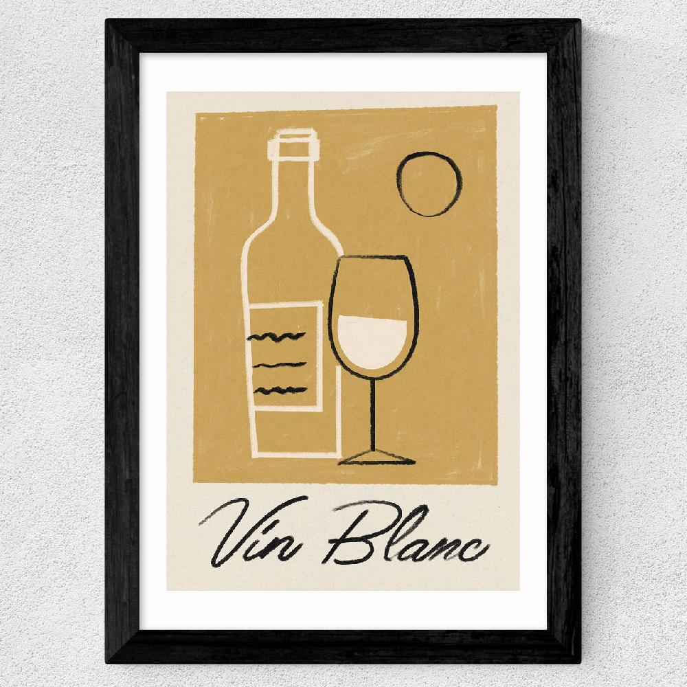East End Prints Vin Blanc