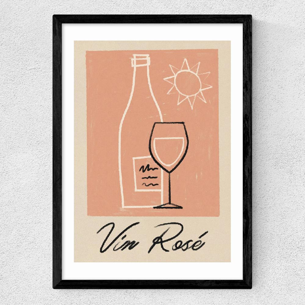 East End Prints Vin Rose