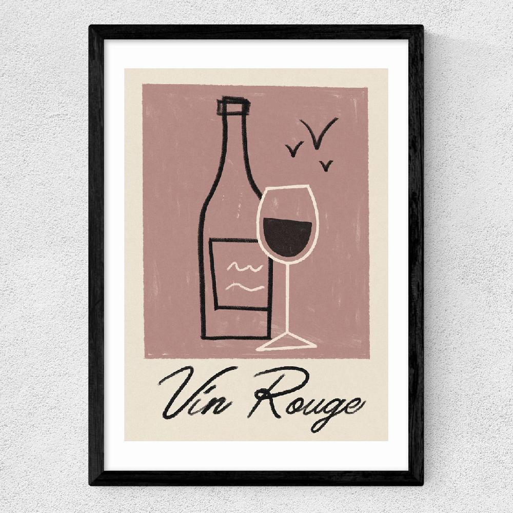 East End Prints Vin Rouge