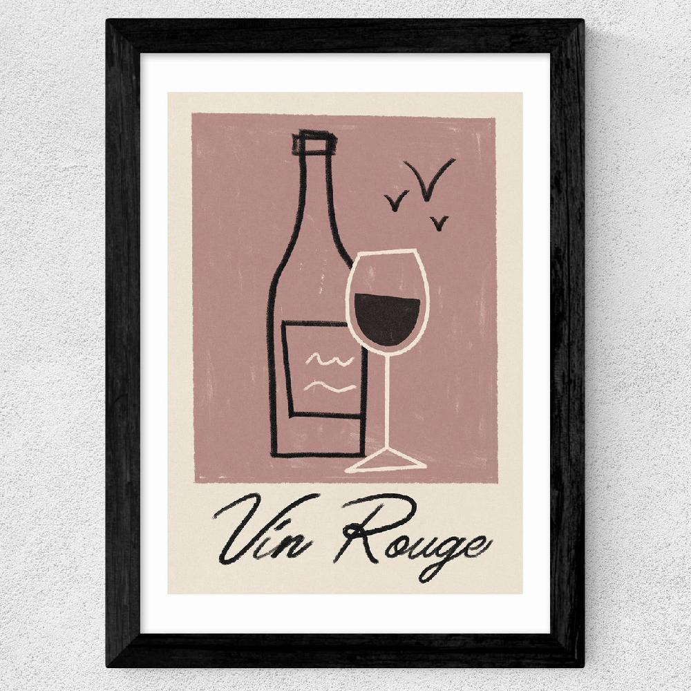 East End Prints Vin Rouge