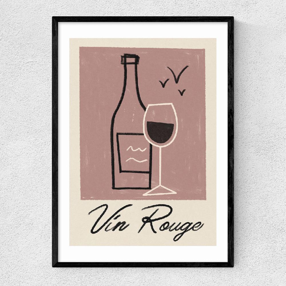 east end prints Vin Rouge