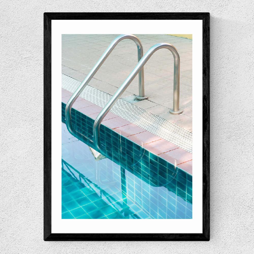 East End Prints Vintage Swimming Pool