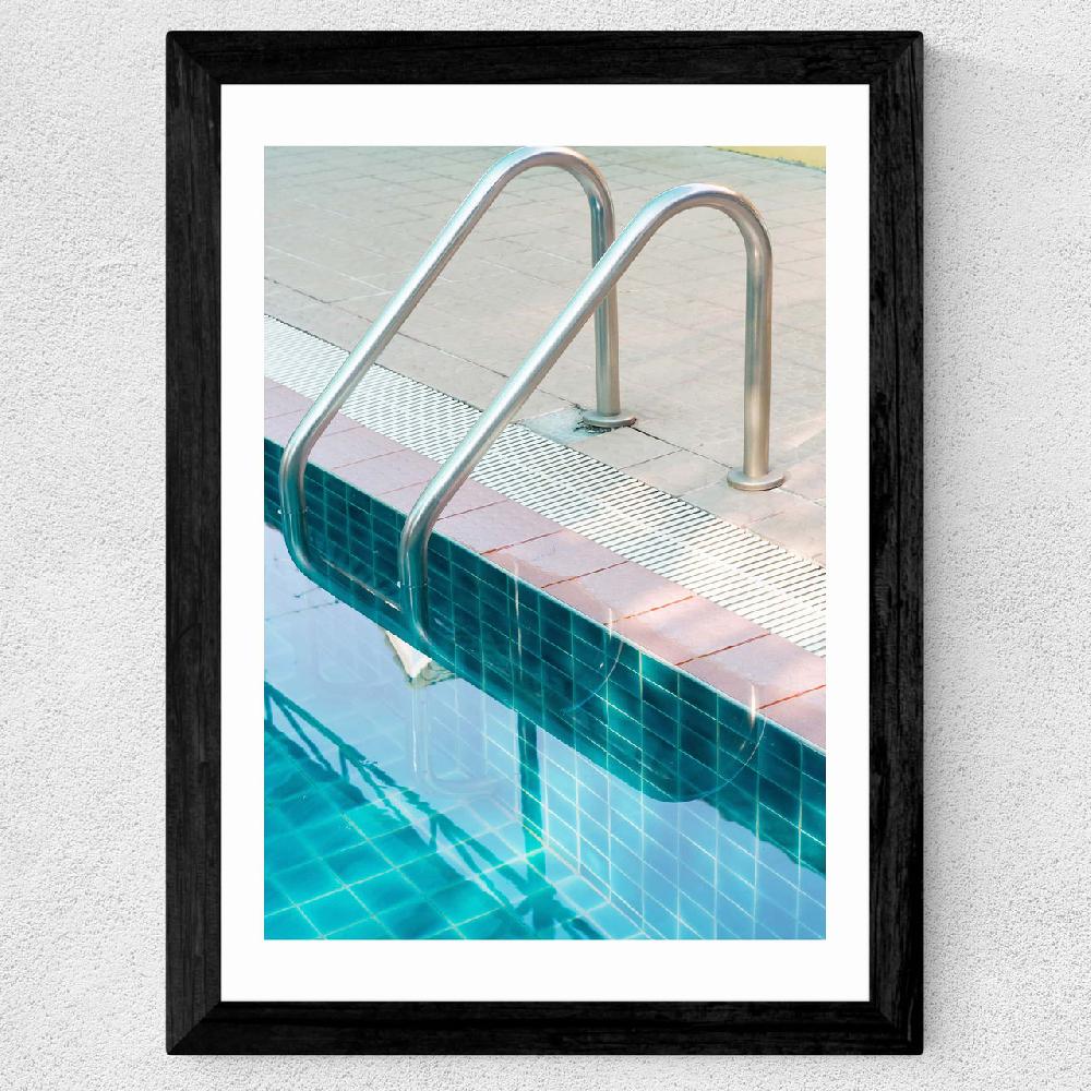 East End Prints Vintage Swimming Pool